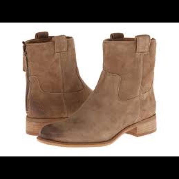 Nine West Shoes - Taupe suede bootie